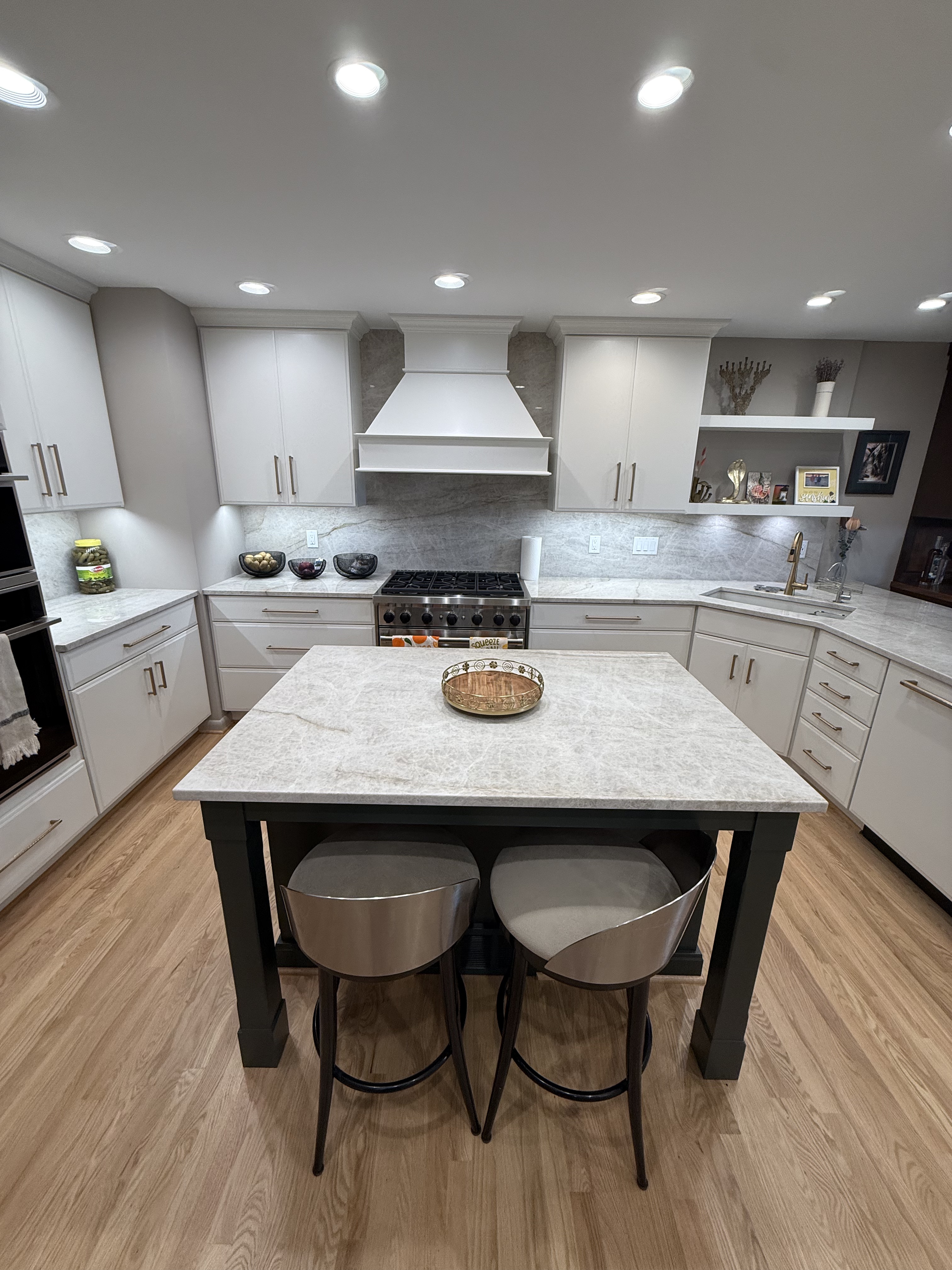 Kitchen remodeling project by Sharp General Contracting